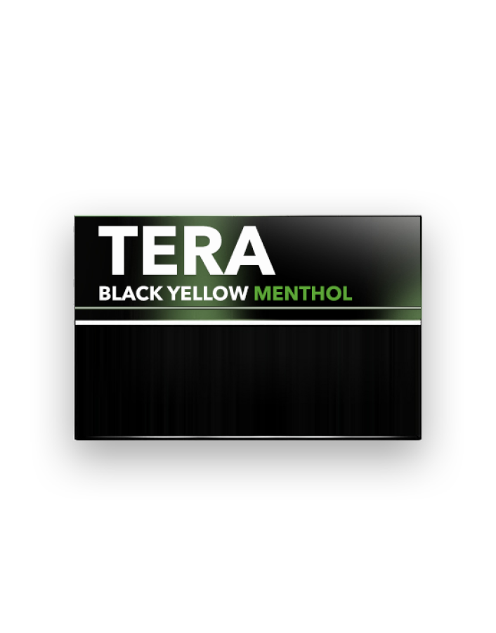 Tera Black Yellow Menthol Unique Flavor